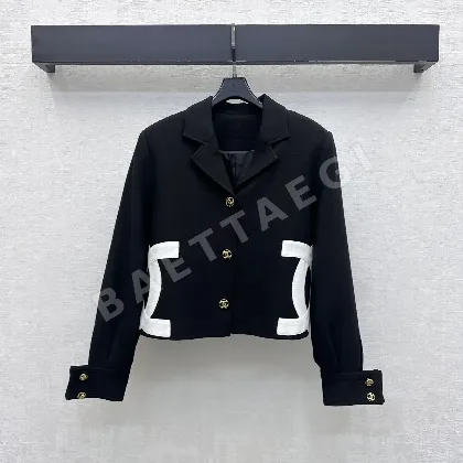 샤넬 카라블록 더블 C 자켓 199081