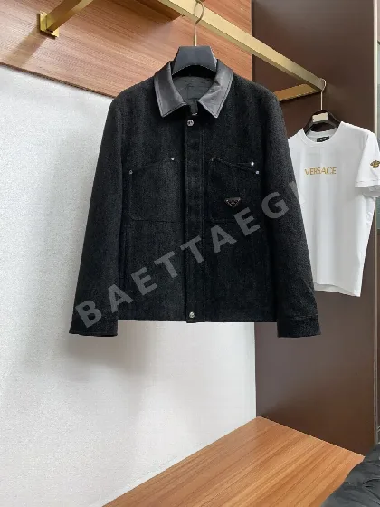 프라다 컬러 블록 자켓 146737
