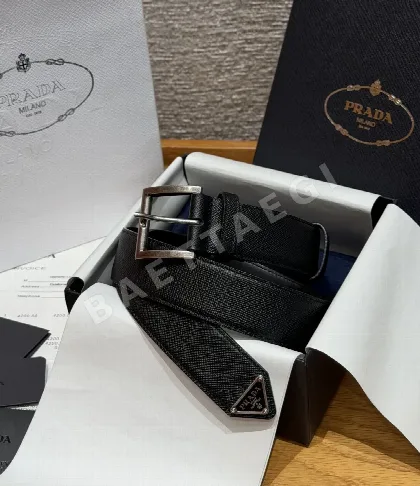 프라다 사피아노 가죽 벨트 33mm 179400