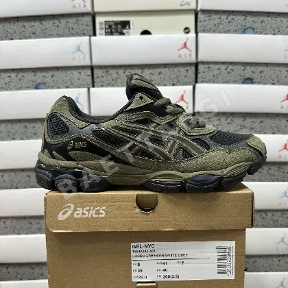 아식스 [M] 젤 NYC 1203A383-303 200509 Asics Gel-NYC Loden Green Graphite Grey