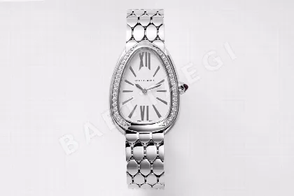 불가리 세르펜티 세두토리 골드 실버 다이아 쿼츠 여성 시계 레플리카 45021 Bvlgari