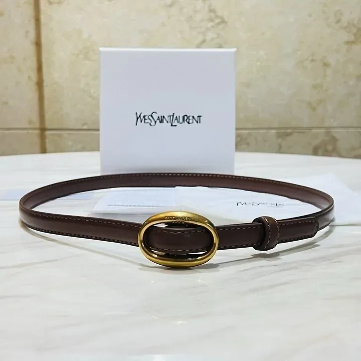 생** 15MM 오발버클 레더벨트 (수입) 이미지 6