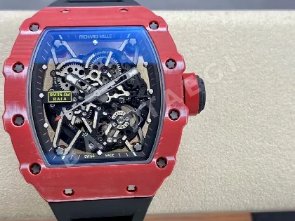 리차드밀 RM35-02 블랙 화이트 NTPT 카본 TPT 카본 티타늄 남성 시계 레플리카 44835 Richard Mille