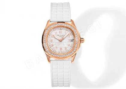 파텍필립 아쿠아넛 다이아 자동 스틸 여성용 JBL 공장 레플리카 44175 Patek Philippe