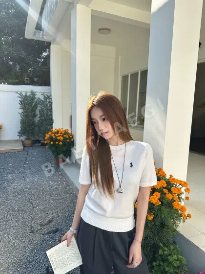 폴로 여성 니트 반팔 티셔츠 129674