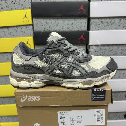 아식스 [WZ] 젤 NYC 1201A789-250 200475 Asics Gel-NYC Oatmeal Obsidian Grey