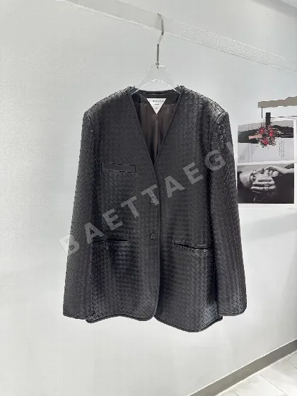 보테가베네타 여성 가죽 자켓 206394