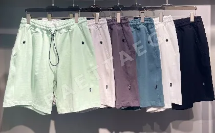 스톤아일랜드 컴퍼스 패치 고무 허리 남성 반바지 50884