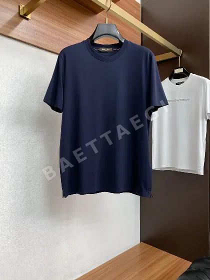 로로피아나 100수 머서린 반팔 티셔츠