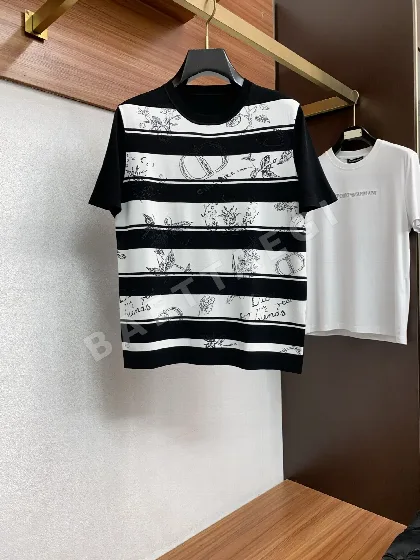 디올 클래식 크루넥 남성 반팔 티셔츠 47595