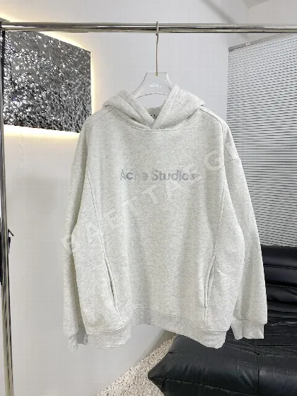 아크네 플리스 안감 후드 남성 후드티 46914