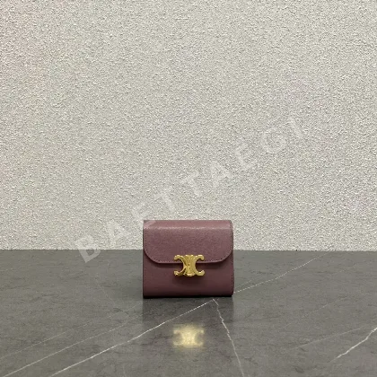 셀린느 로즈핑크 반지갑 100782
