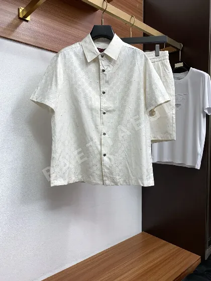 구찌 남성 린넨 반바지 세트 49875