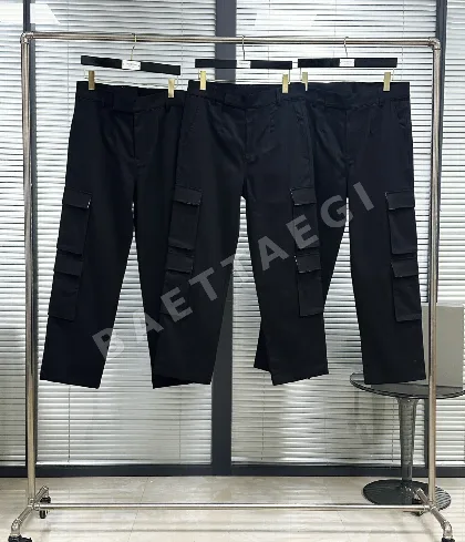 톰브라운 와이드 스트레이트 카고 남성 바지 46717