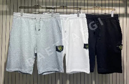 스톤아일랜드 뉴로고 허리 밴드 남성 반바지 50892