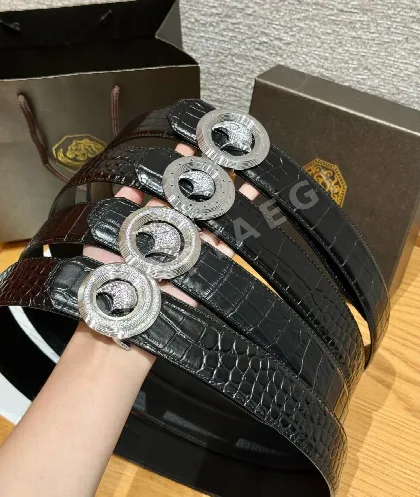 스테파노리치 이글헤드 가죽 벨트 38mm 177940