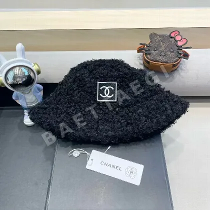 샤넬 버킷햇 양모 모자 185591
