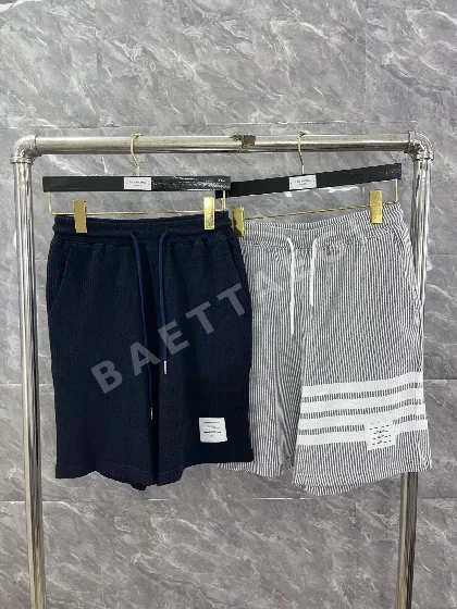 톰브라운 세로 스트라이프 니트 반바지 40399 Thom Browne Shorts
