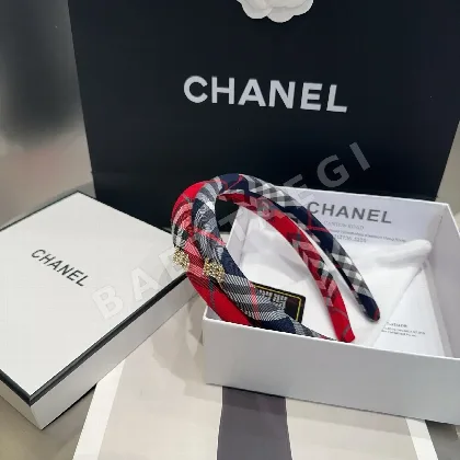버버리 체크 패턴 헤어밴드 184933