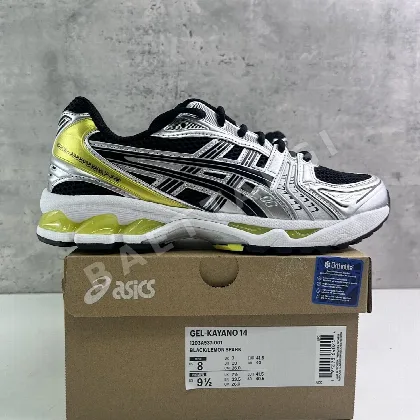 아식스 [TOP] 젤 카야노 14 1203A537-001 200303 Asics Gel-Kayano 14 Black Lemon Spark