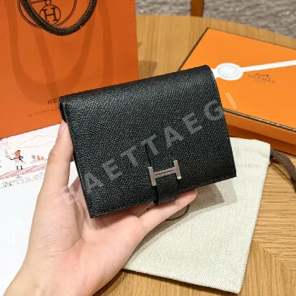 에르메스 곰 무늬 엡솜 가죽 지갑 23346