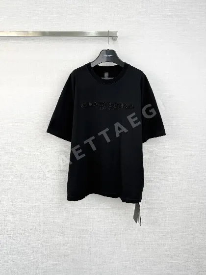 크롬하츠 3D 엠보스 산스크리트 문자 반팔 티셔츠 50191