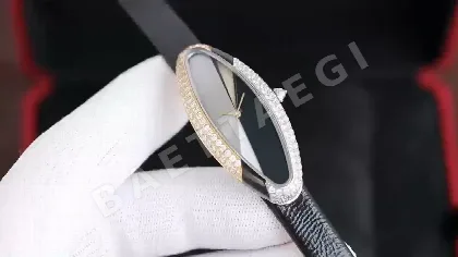 까르띠에 베누아 알롱제 블랙 스틸 시계