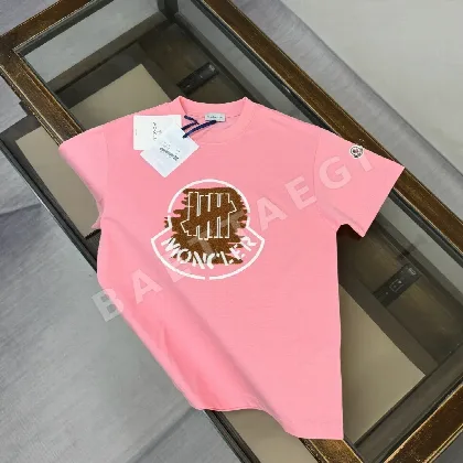 몽클레르 남성 크루넥 코튼 반팔티셔츠 48824