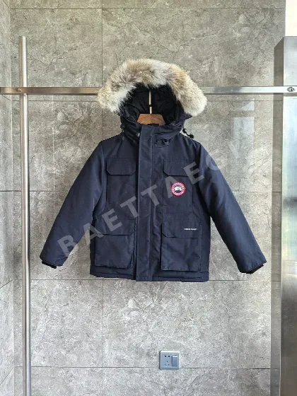 캐나다구스 [TOP] 블루 205741 Canada Goose Kids E08