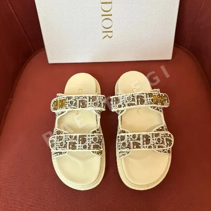 디올 자수 자카드 샌들 26206
