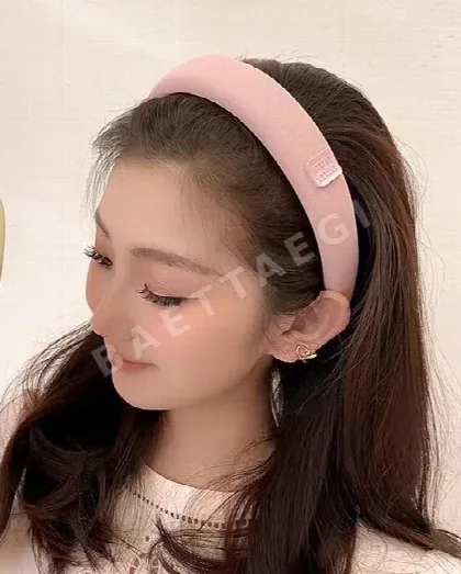 미우미우 레터 수작업 머리띠 183755