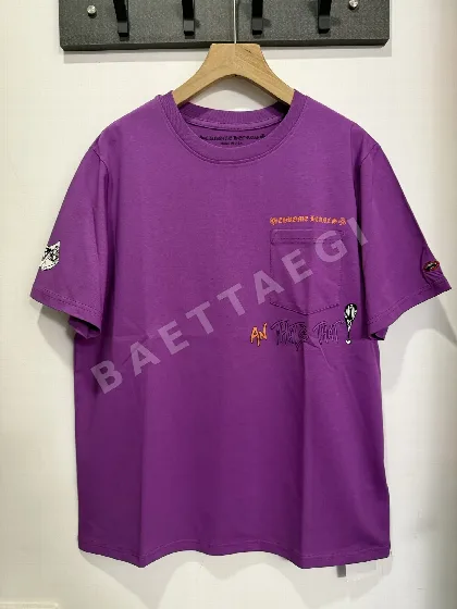 크롬하츠 퍼플 그래피티 반팔 티셔츠 49970