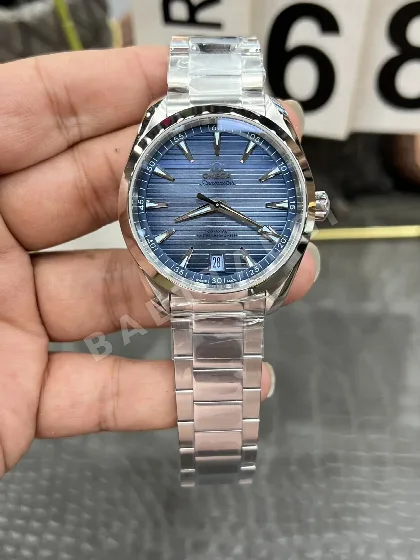 오메가 씨마스터 아쿠아테라 블루 아이스블루 남성 자동 기계식 VS공장 시계 레플리카 44553 Omega