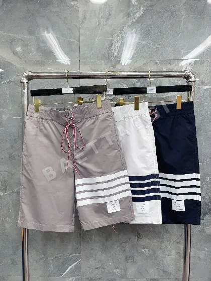 톰브라운 TB 양면 메시 비치 남성 반바지 40440