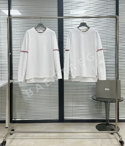 톰브라운 TB 3색 암밴드 웨빙 긴팔 티셔츠 46683