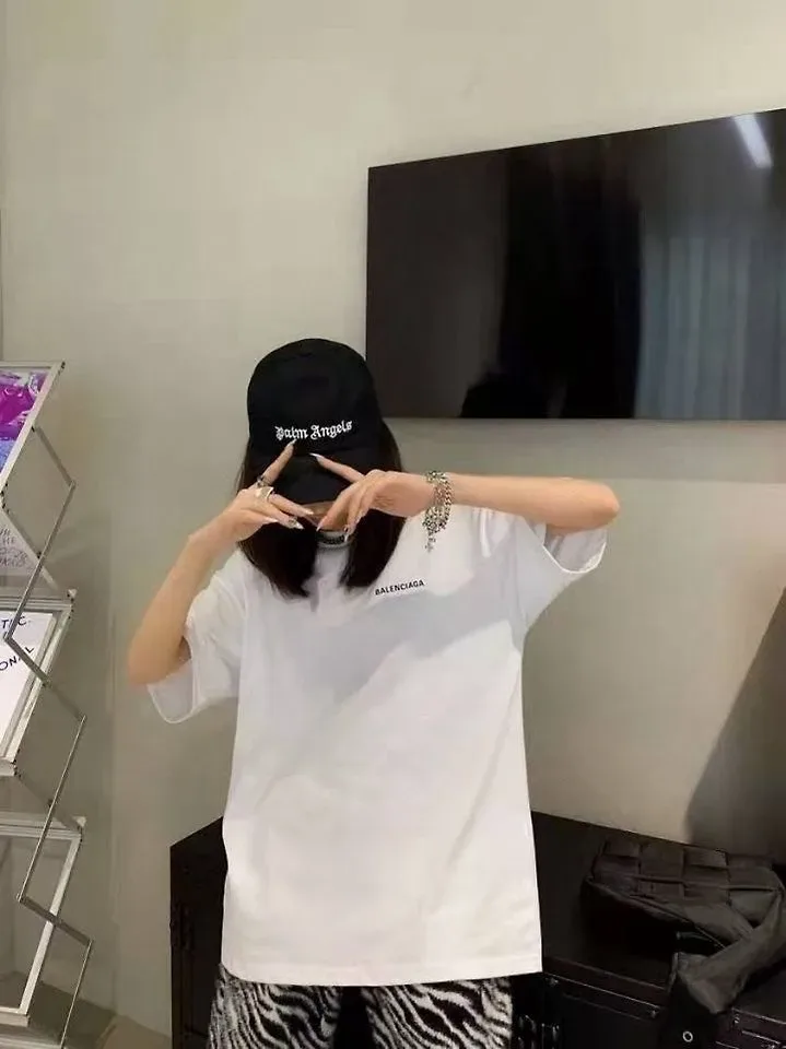 발*시아가 하프디파일로고 라운드 반팔티 이미지 10