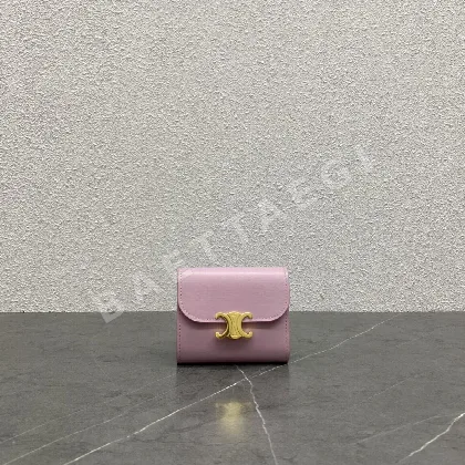 셀린느 핑크 컴팩트 지갑 100782