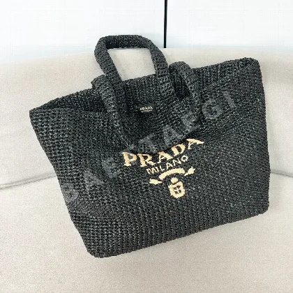프라다 라피아 비치백 가방 1BG392