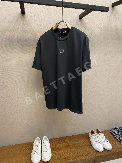 구찌 남성 코튼 반팔 티셔츠 47312
