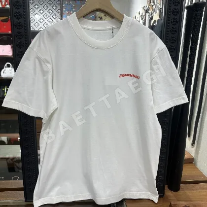 크롬하츠 화이트 그래피티 프린트 남성 반팔 티셔츠 49953