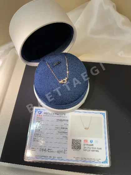 프레드 18K 골드 말굽 버클 목걸이 71636