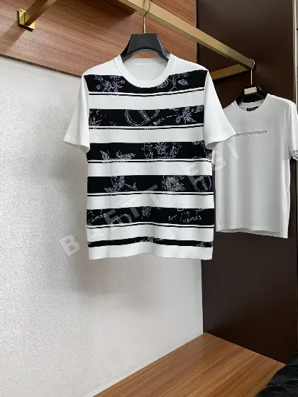 디올 남성 크루넥 코튼 반팔 티셔츠 47319