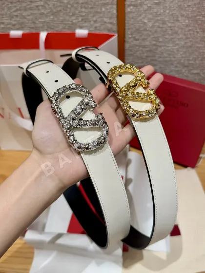 발렌티노 소가죽 버클 벨트 179504