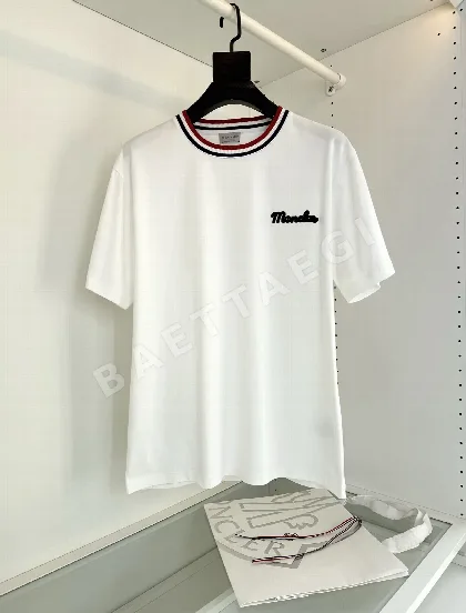 몽클레르 크루넥 남성 반팔 티셔츠 48569