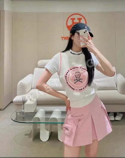 마크앤로나 여성 봄가을 니트 베스트 153908