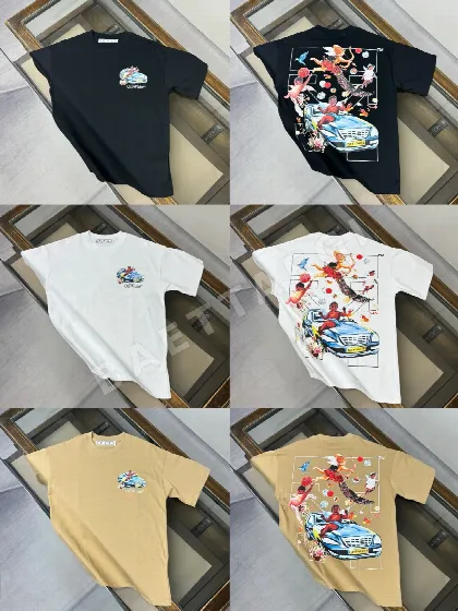 오프화이트 남성 반팔 49593