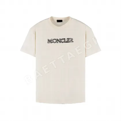 몽클레르 더블 로고 남성 반팔 티셔츠 48549