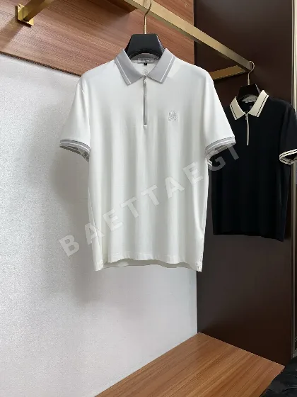 브루넬로쿠치넬리 남성 실크 터치 반팔 폴로셔츠 146724