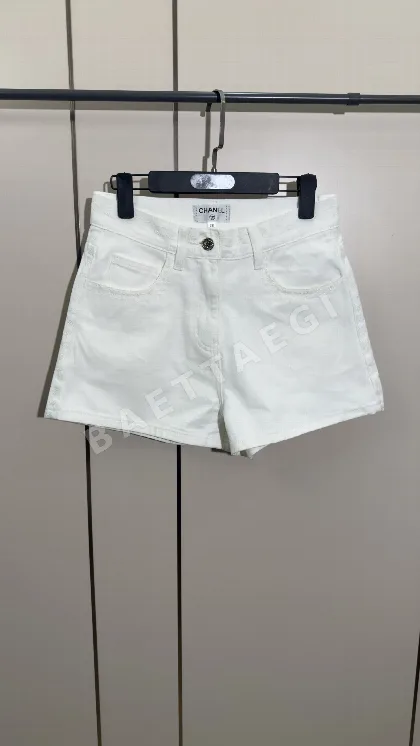 샤넬 여성 데님 반바지 182435
