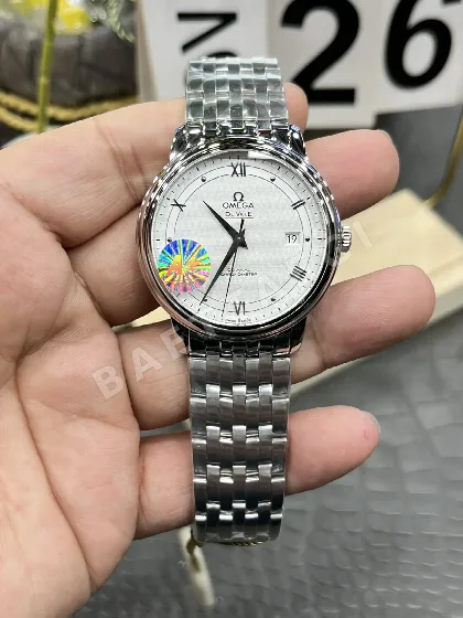 오메가 드빌 프레스티지 남성 자동 기계식 시계